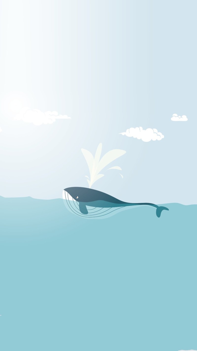 hình nền Smartphone đẹp nhất cá voi