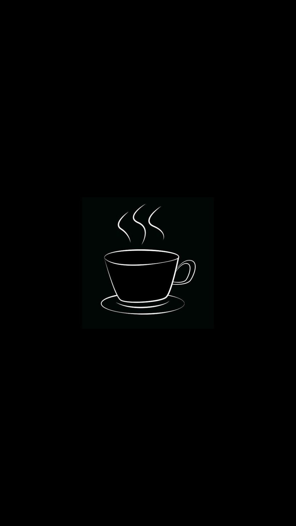 hình nền ly cafe trên nền đen