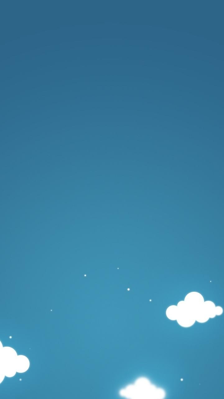 hình nền màu xanh dương đơn giản với bầu trời và mây